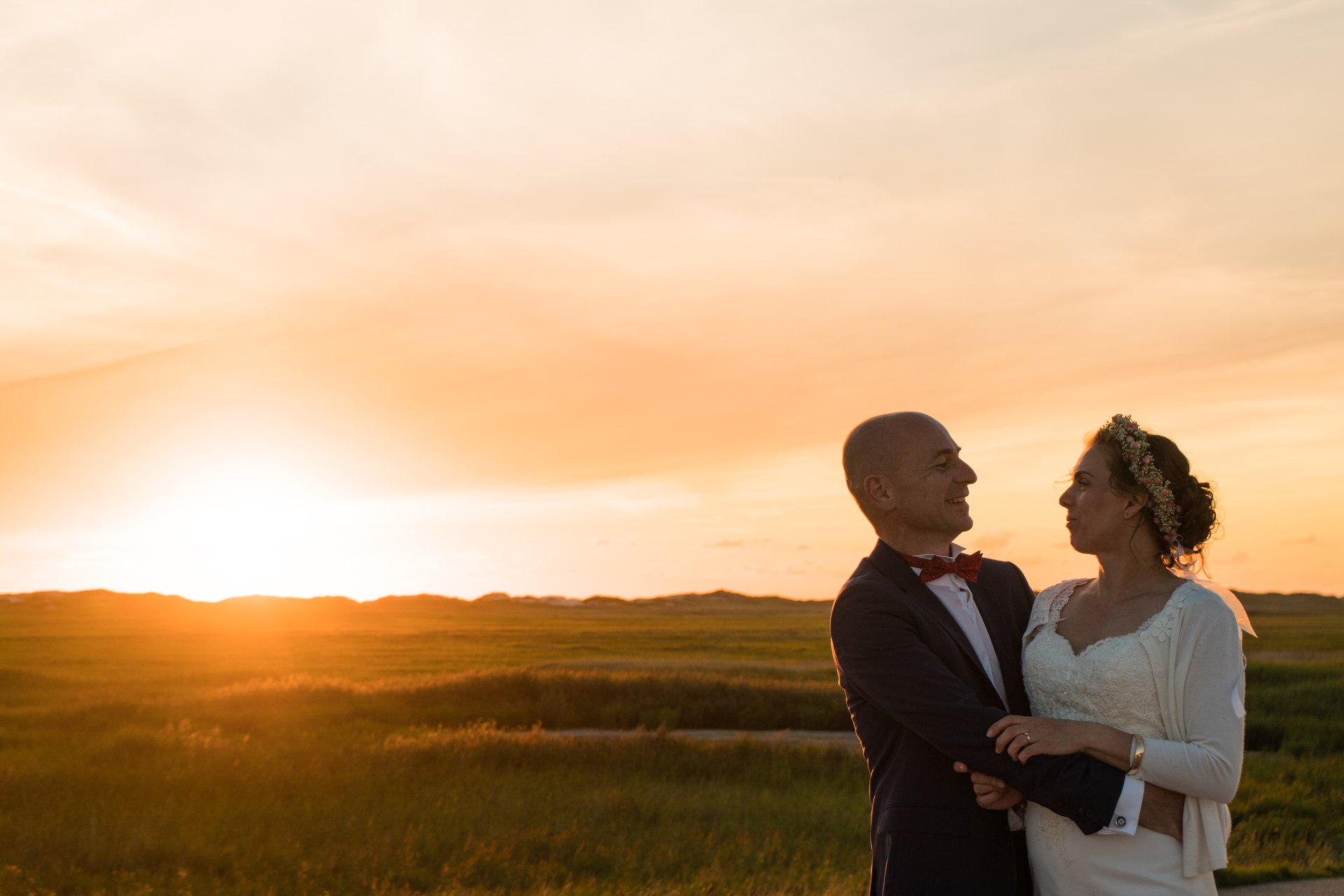 Hochzeitsfotografie am Strand von Sankt Peter Ording