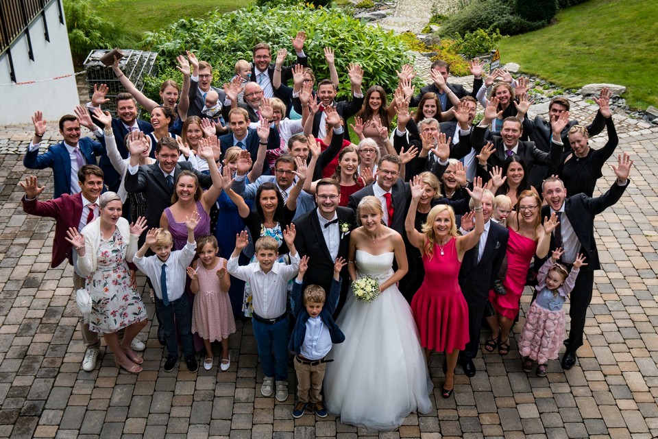 Hochzeitsfotografie Gruppenbild