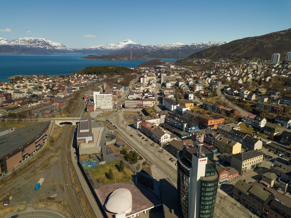 Luftbild Narvik Norwegen Drohnenbilder Drohnenfotograf