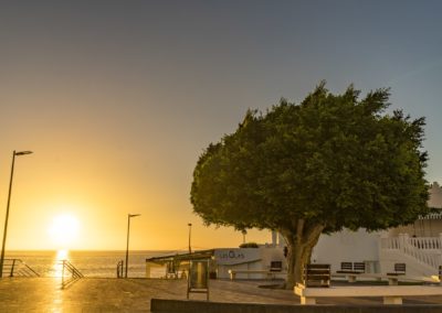 Sonnenuntergang La Palma Insel Puerto Naos