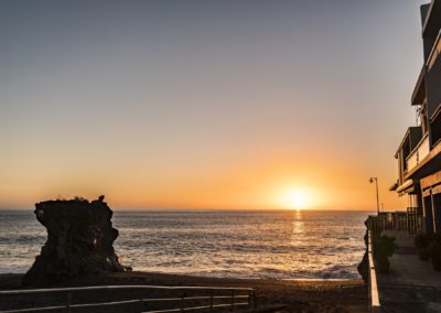 Sonnenuntergang La Palma Insel Puerto Naos